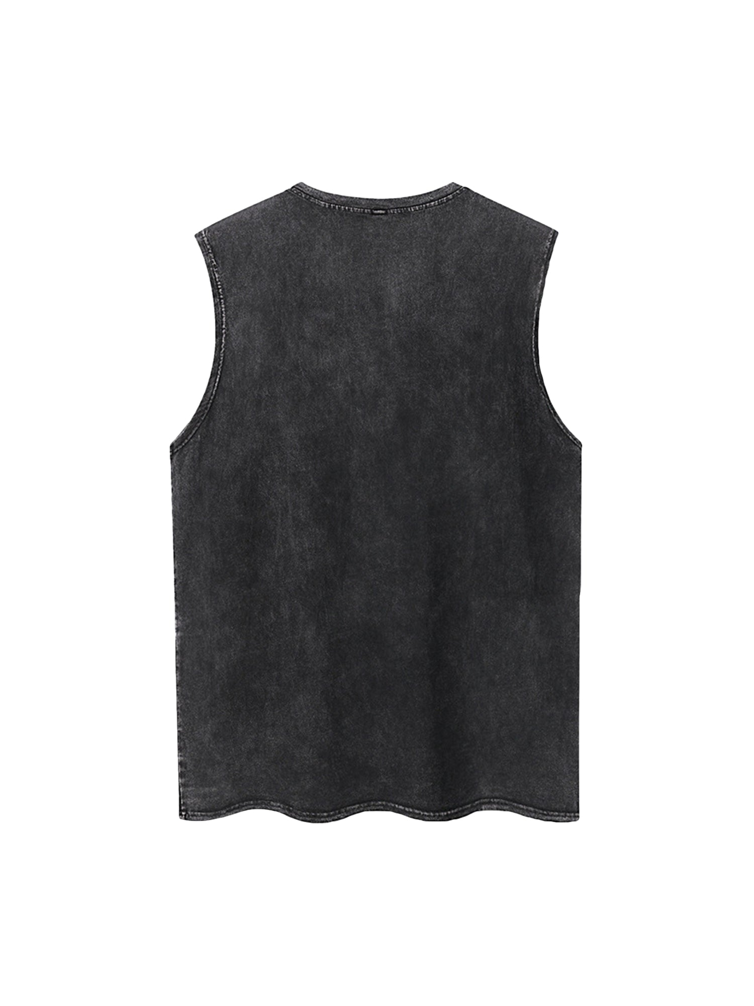 BLACK GREEN DAY SLEEVELESS PULLOVER WITH FLORAL PRINT