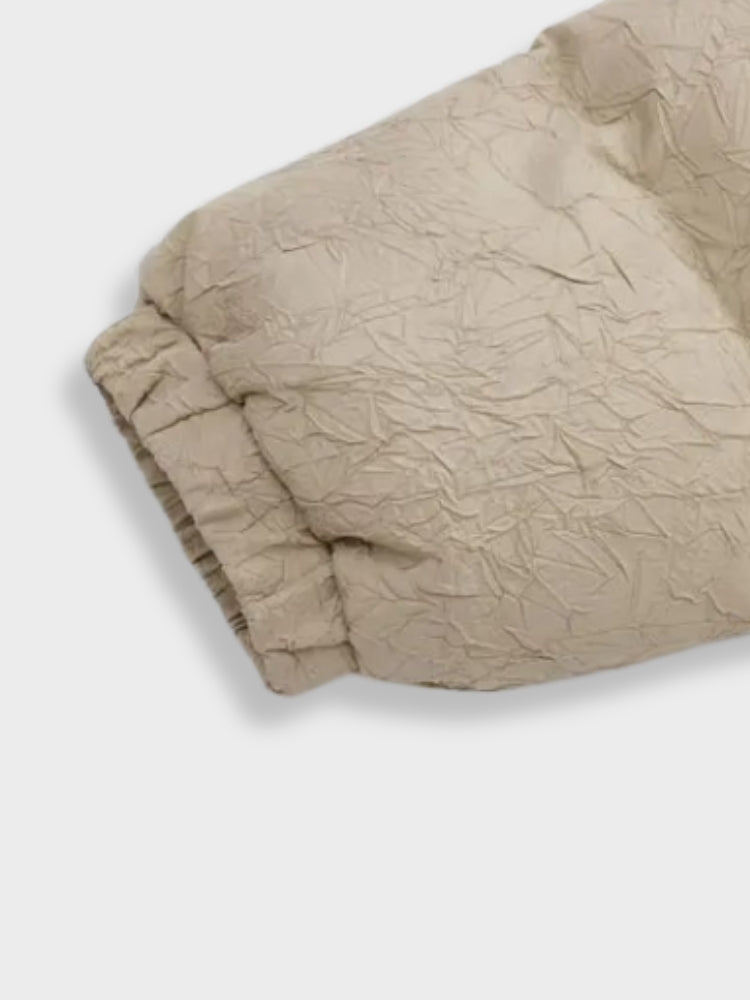 BLACK HOODED PUFFER JACKET CONFORTABLE À PORTER