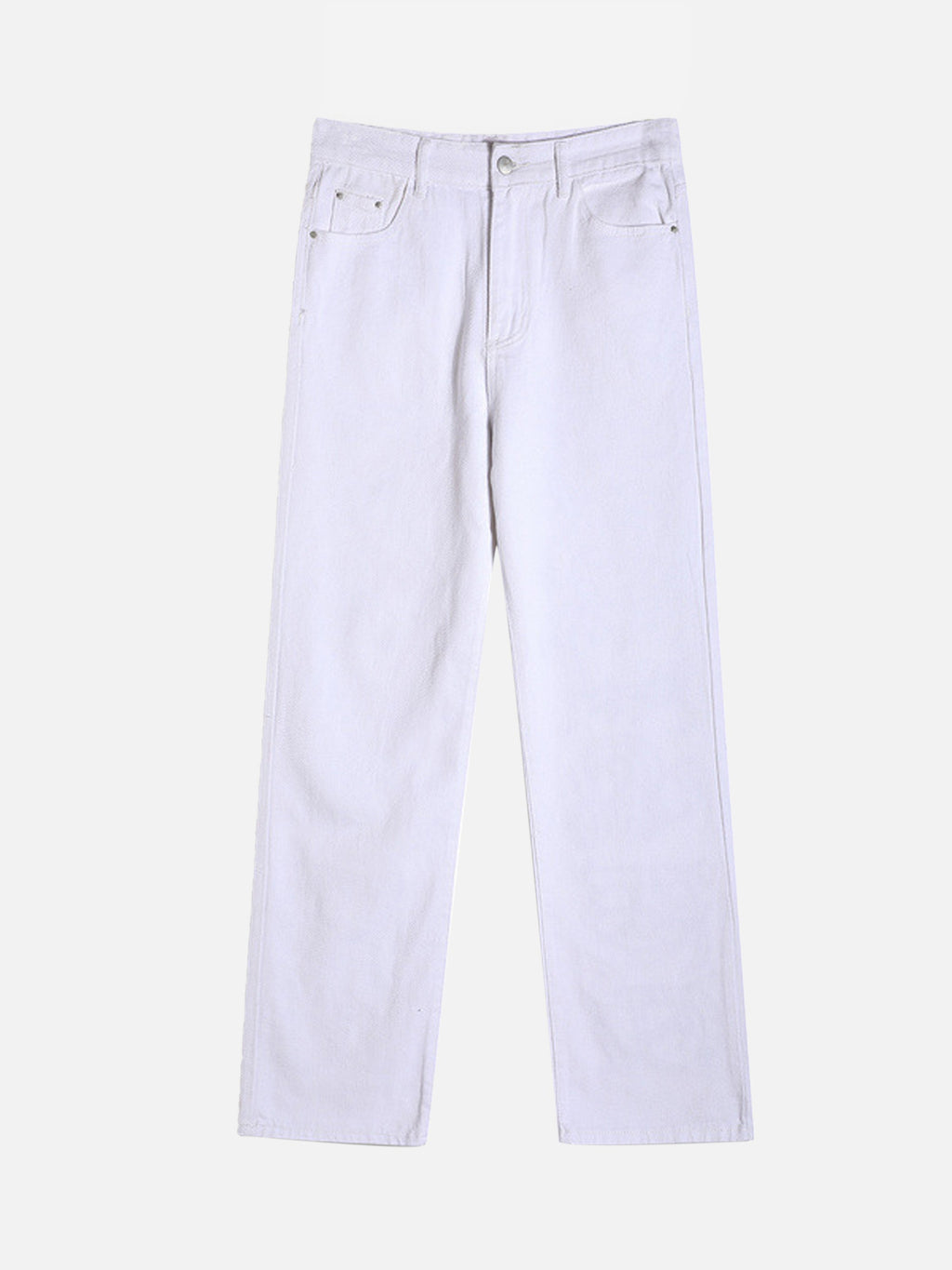 BLACK JEANS WITH ORANGE GOTHIC LETTERING FASHION STATEMENT APPAREL