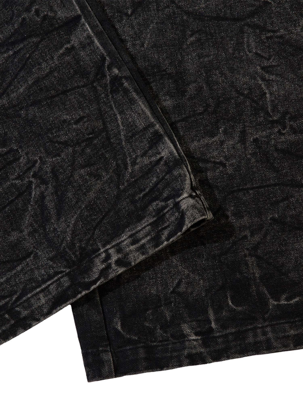 BLACK LIGHTNING BOLT LONG PANTS MID WAIST STRAIGHT LEG DESIGN