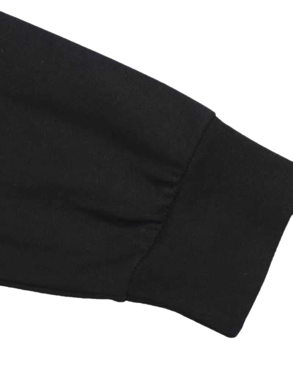 BLACK LONG SLEEVE SHIRT WITH DISTORTED FACES - LONG SLEEVE PULLOVER