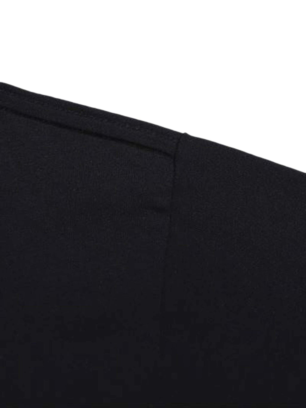 BLACK LONG SLEEVE SHIRT WITH DISTORTED FACES - LONG SLEEVE PULLOVER