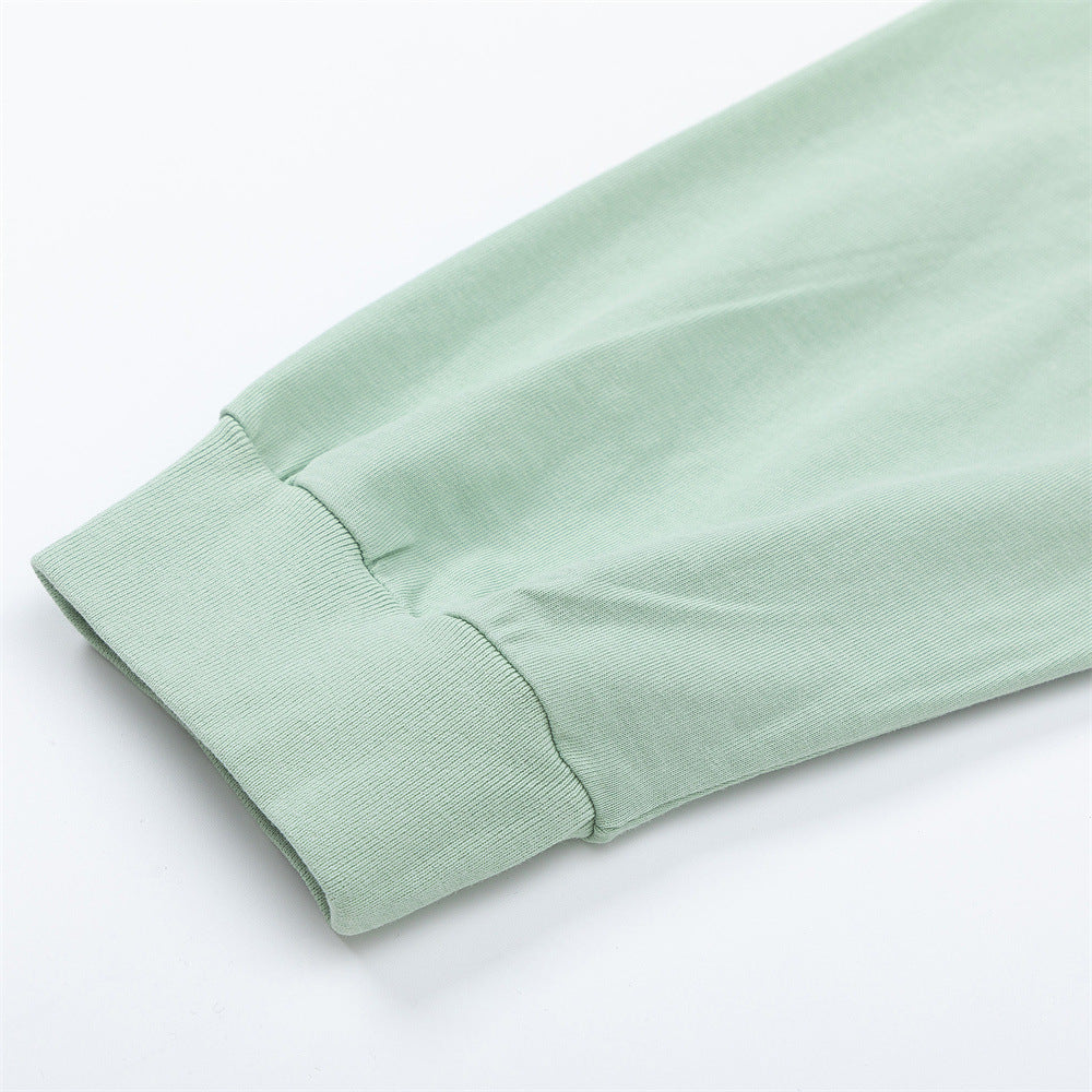 BLACK LONG-SLEEVED SHIRT DON'T TOUCH OVERSIZE SWEATSHIRT