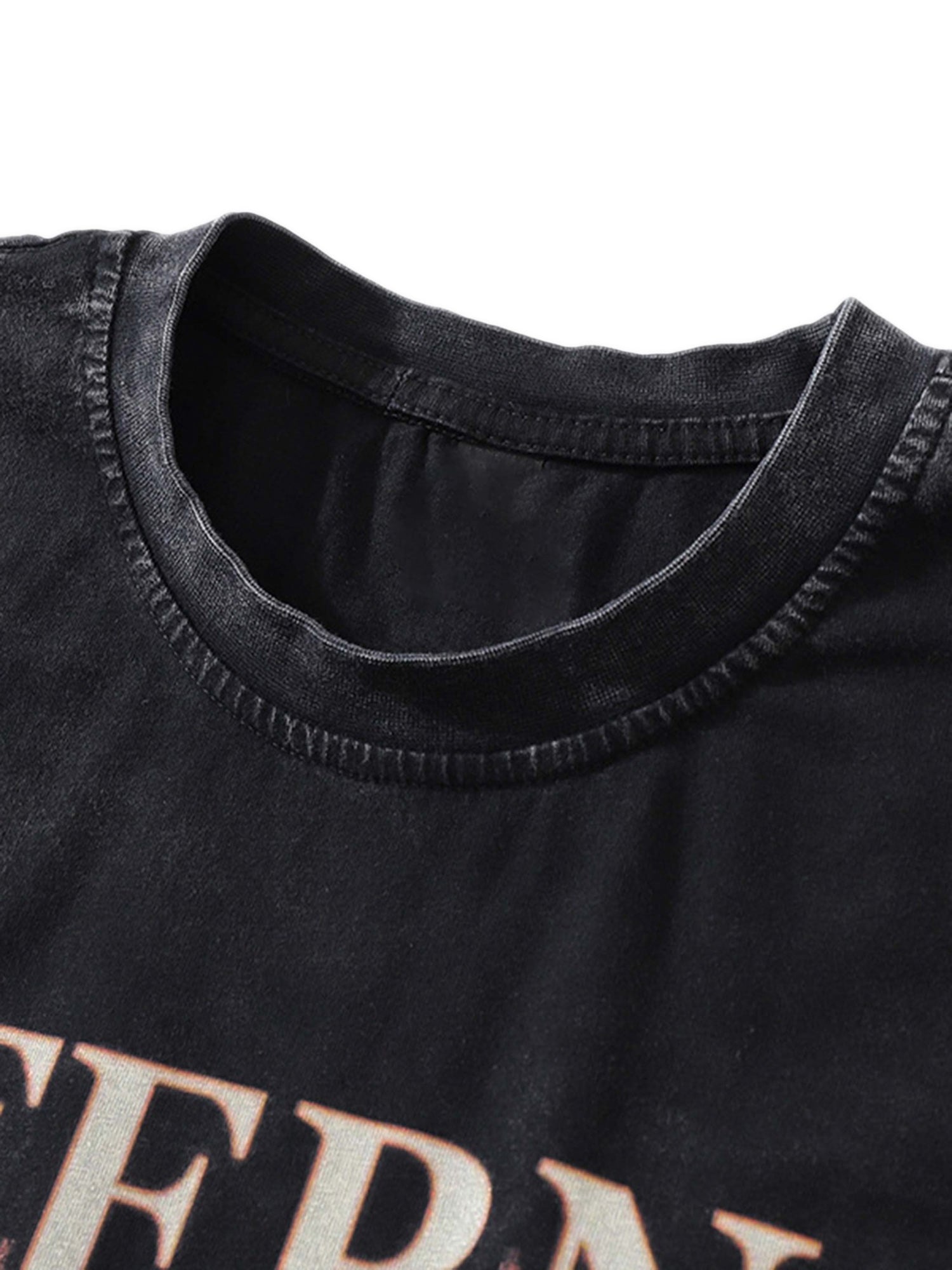 BLACK LONG-SLEEVED SHIRT WITH SKELETON AND BUTTERFLY GRAPHIC - VINTAGE SKULL CREW