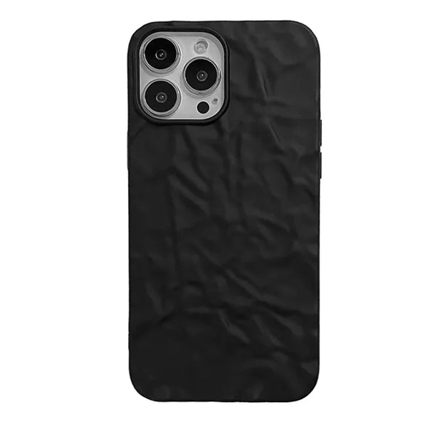 BLACK MATTE IPHONE CASE WITH CAMERA LENS CUTOUTS