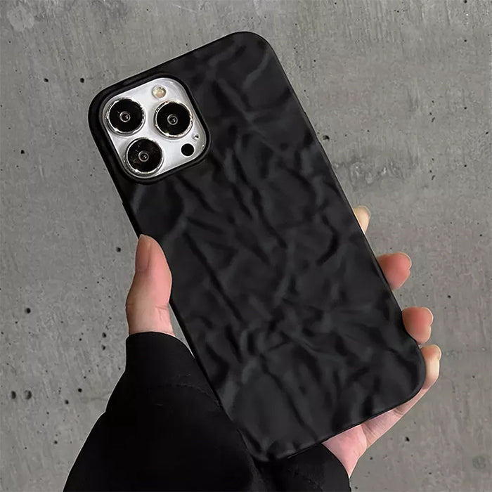 BLACK MATTE IPHONE CASE WITH CAMERA LENS CUTOUTS