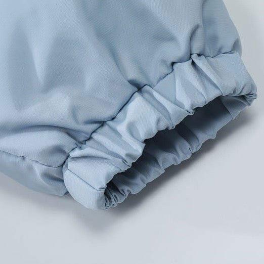 BLACK PUFFER JACKET WITH HEART DESIGN - JACKET BIG HEART