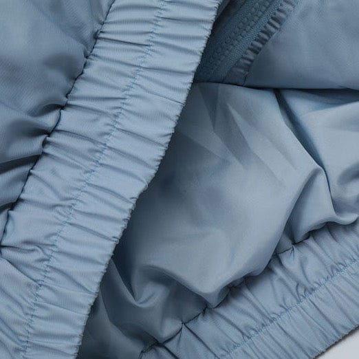 BLACK PUFFER JACKET WITH HEART DESIGN - JACKET BIG HEART