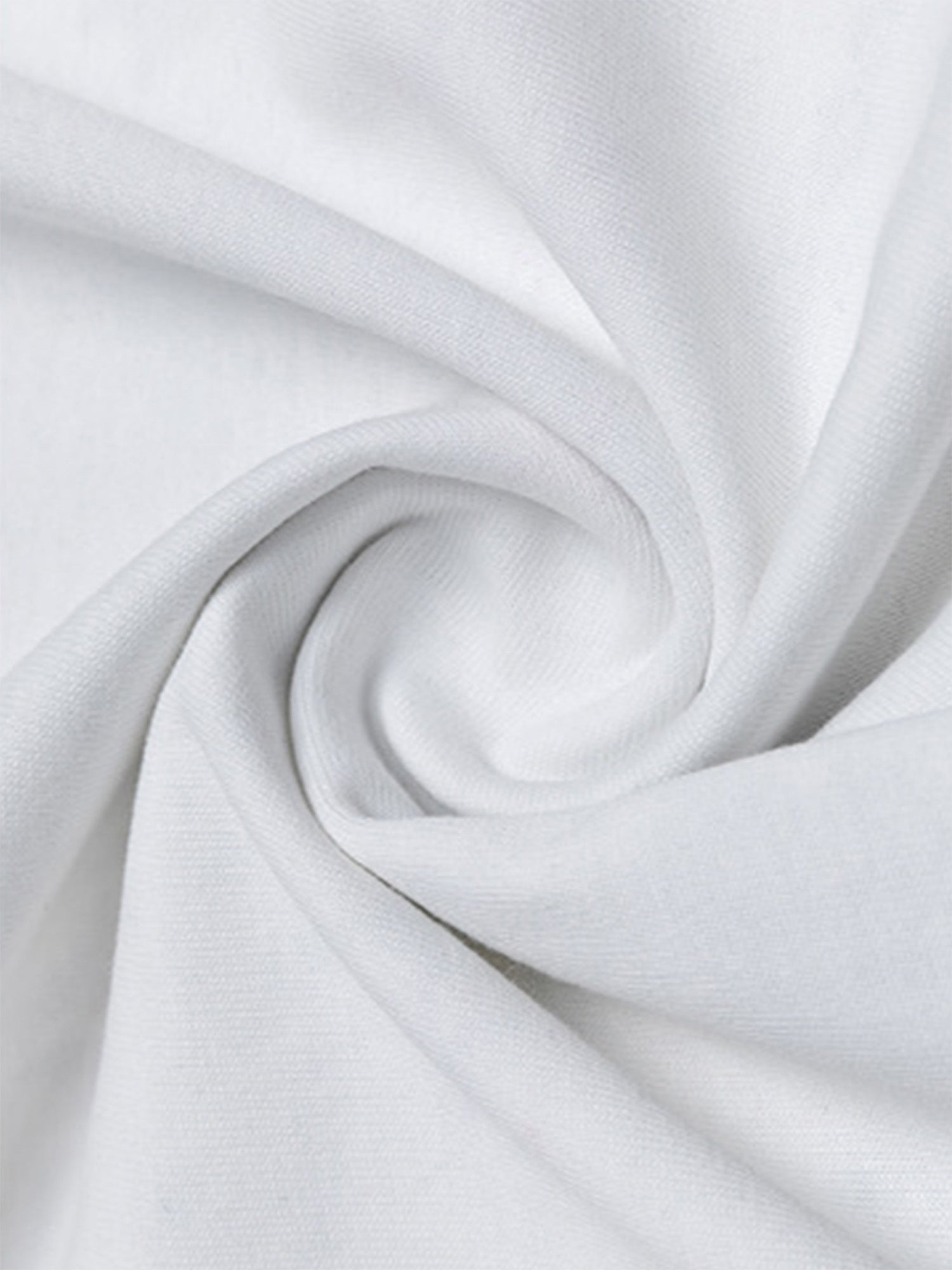 BLACK SHORT SLEEVE PULLOVER T-SHIRT WITH CROSS - TRENDY CASUAL ROUND COLLAR