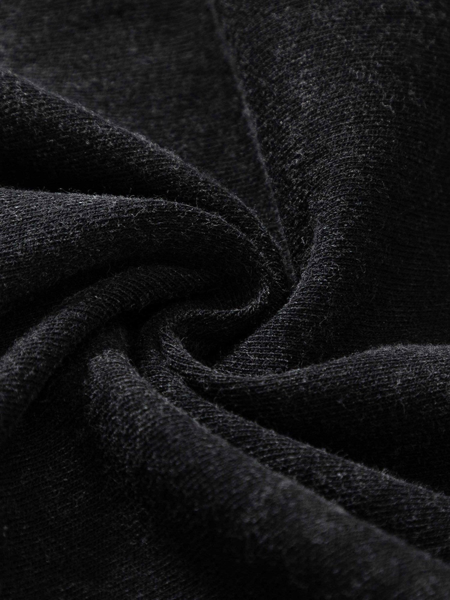 BLACK SHORT SLEEVE T-SHIRT WITH BLURRED SKULL GRAPHIC - TRENDY CASUAL WEAR