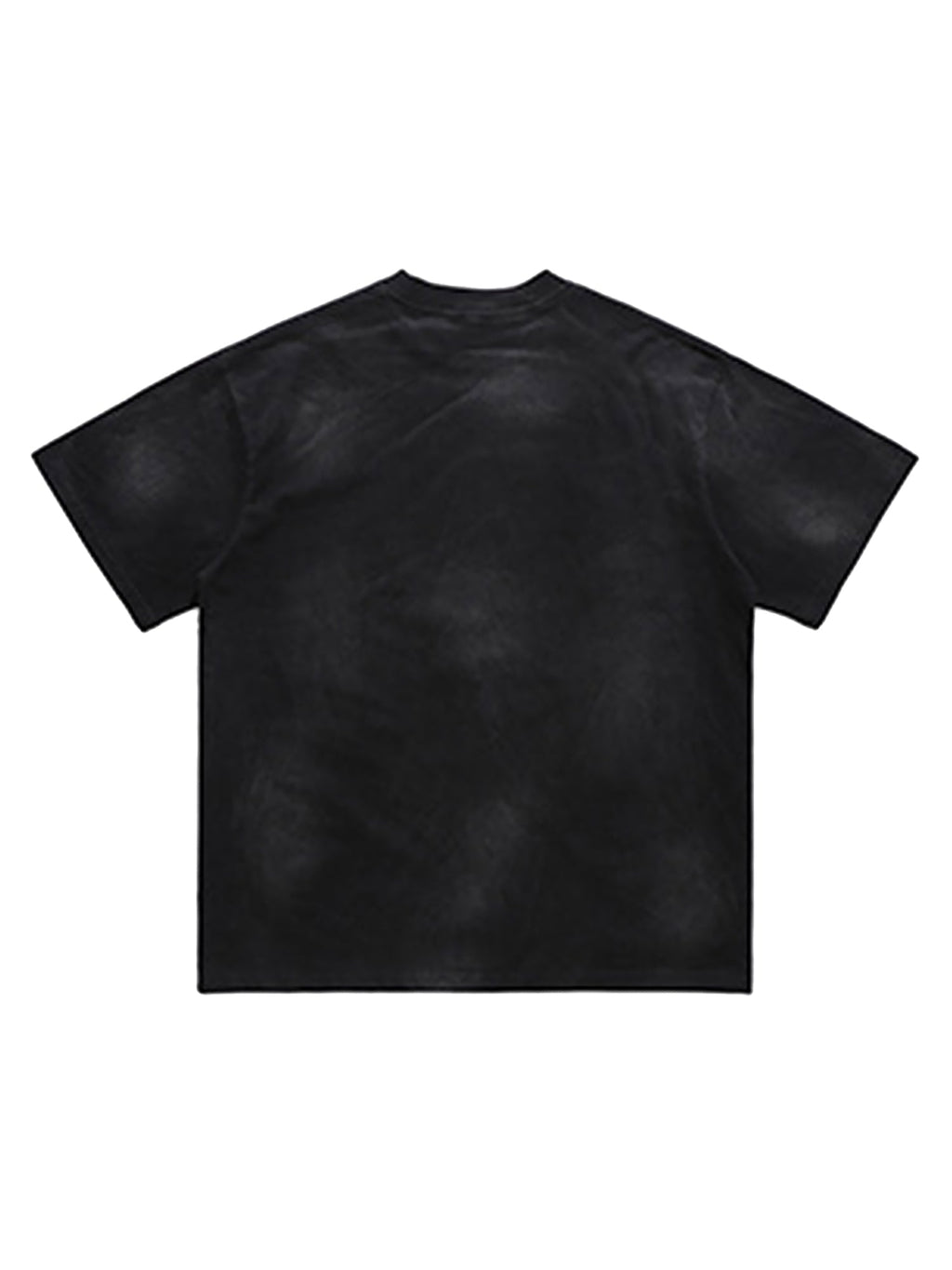 BLACK SHORT SLEEVE T-SHIRT WITH GUN GRAPHIC - TRENDY CASUAL SHORT