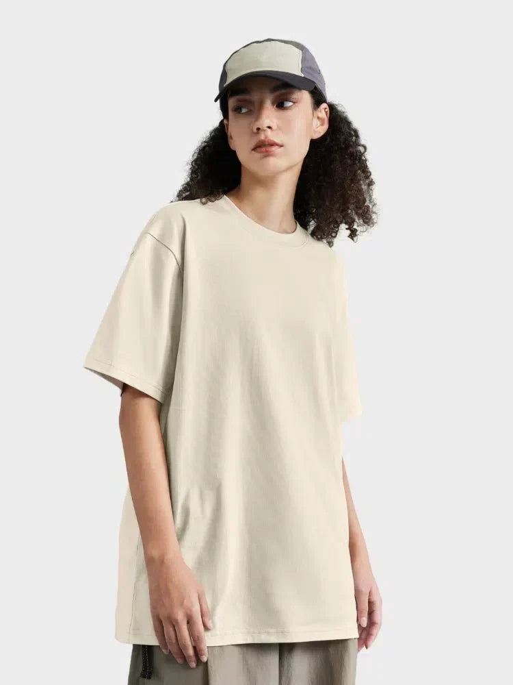 BLACK SHORT-SLEEVED T-SHIRT WITH QUICK-DRY STREETWEAR COMFORT