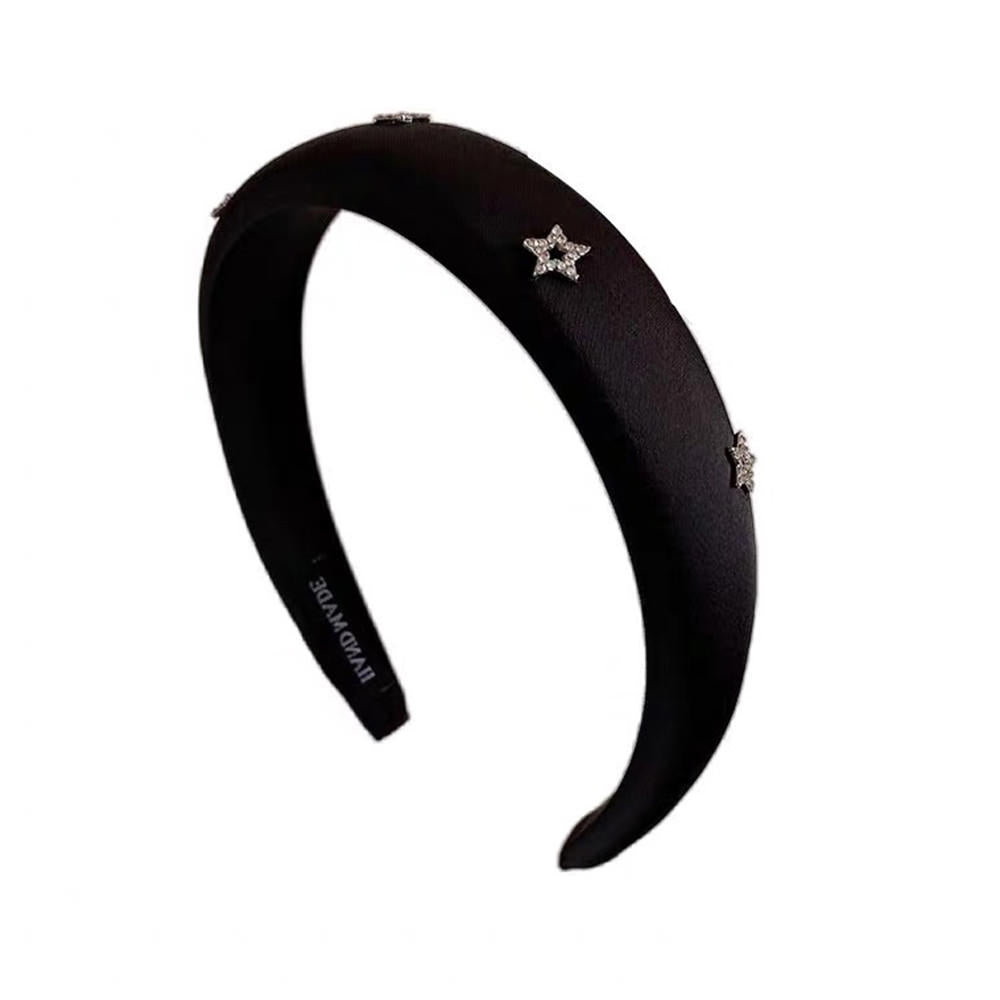 BLACK STAR RHINESTONE HEADBAND