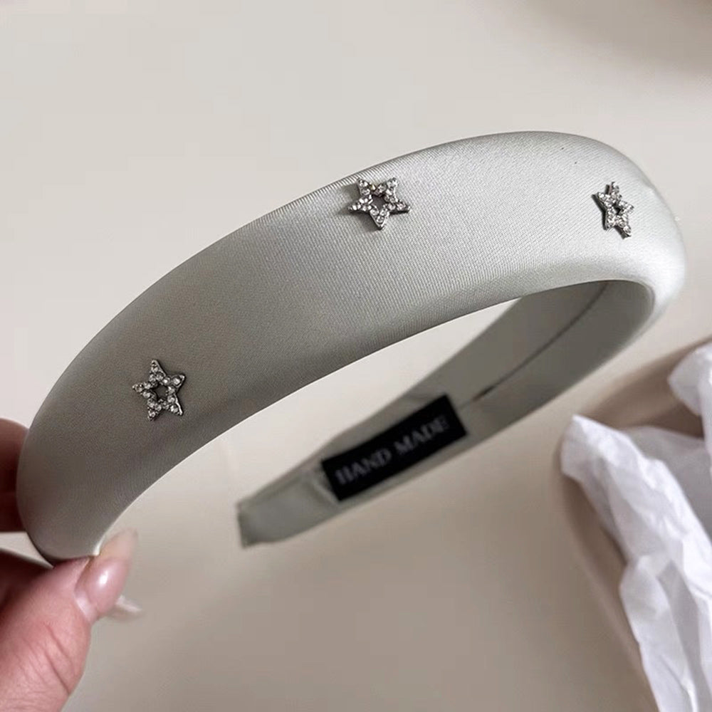 BLACK STAR RHINESTONE HEADBAND