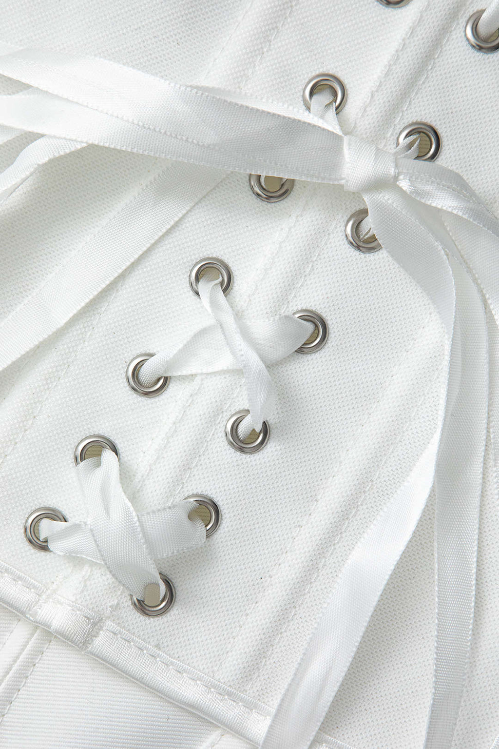 BLACK STRAPLESS CORSET TOP WITH TIE CLOSURE FOR CASUAL OCCASION