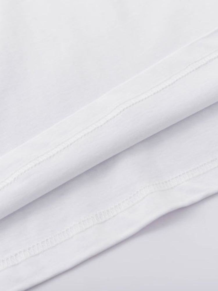 BLACK STRIPED TEE - SIMPLE STRIPED COTTON DESIGN