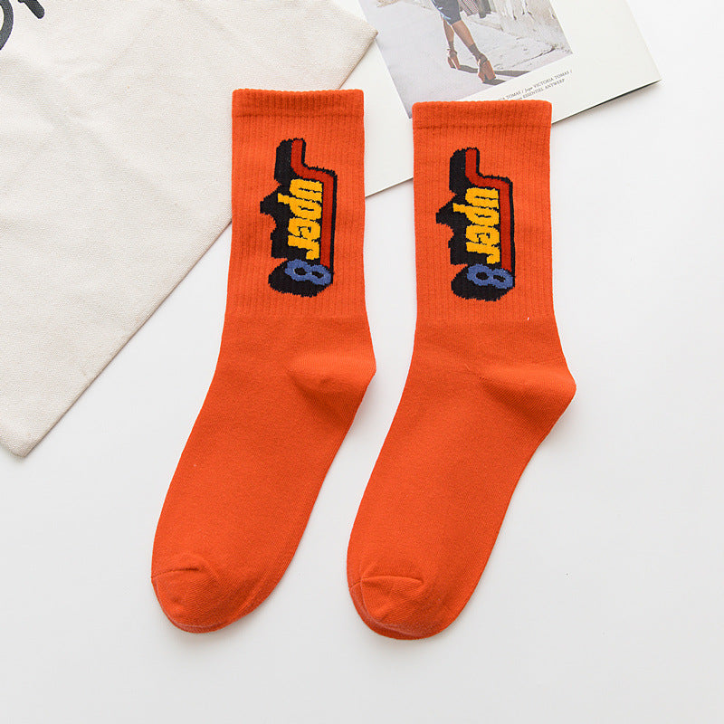 BLACK SUPERHERO SOCKS - BUNTE TENNISSOCKEN MIT KREATIVEM DESIGN