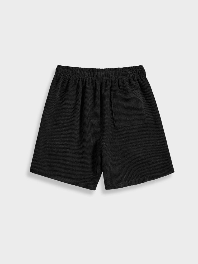 BLACK T-SHIRT AND SHORTS SET WITH COTTON T-SHIRT AND SHORTS SET