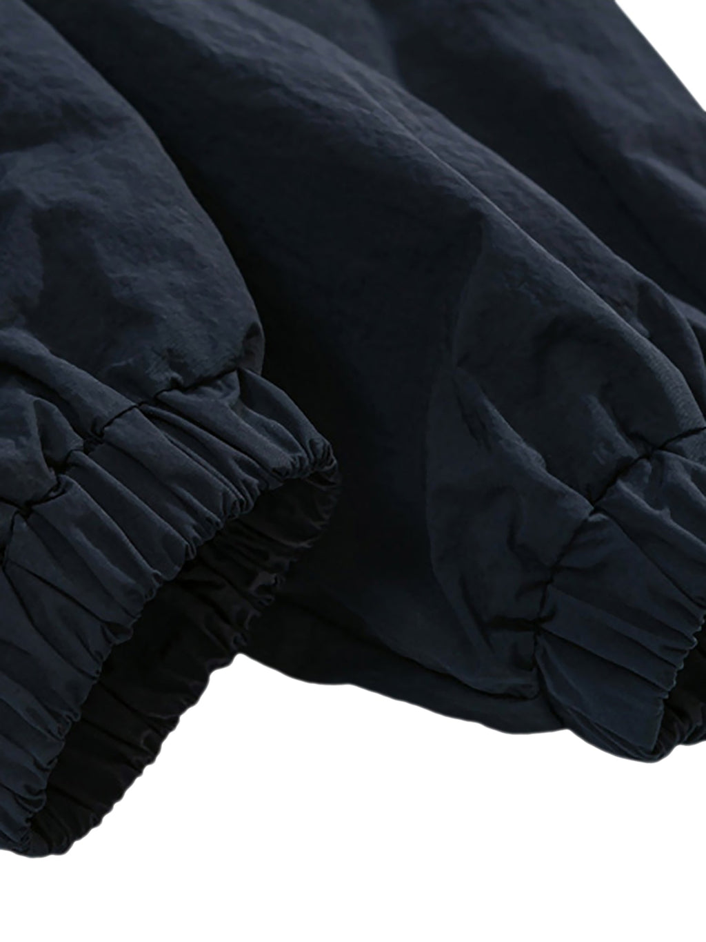 BLACK TRACK JACKET WITH GRAY ACCENTS LONG SLEEVE SPLICED DESIGN