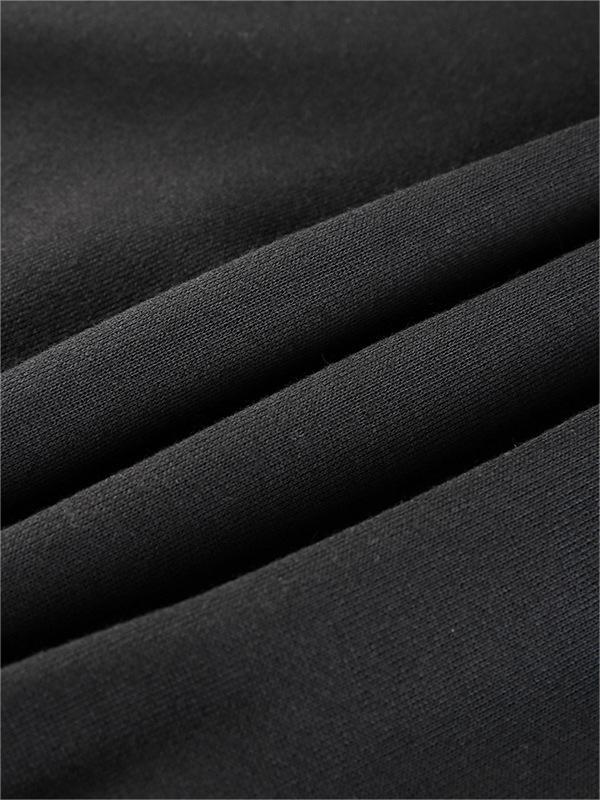 BLACK ZIP-UP HOODIE WITH RHINESTONE SKELETON DESIGN AND SKULL PATTERN