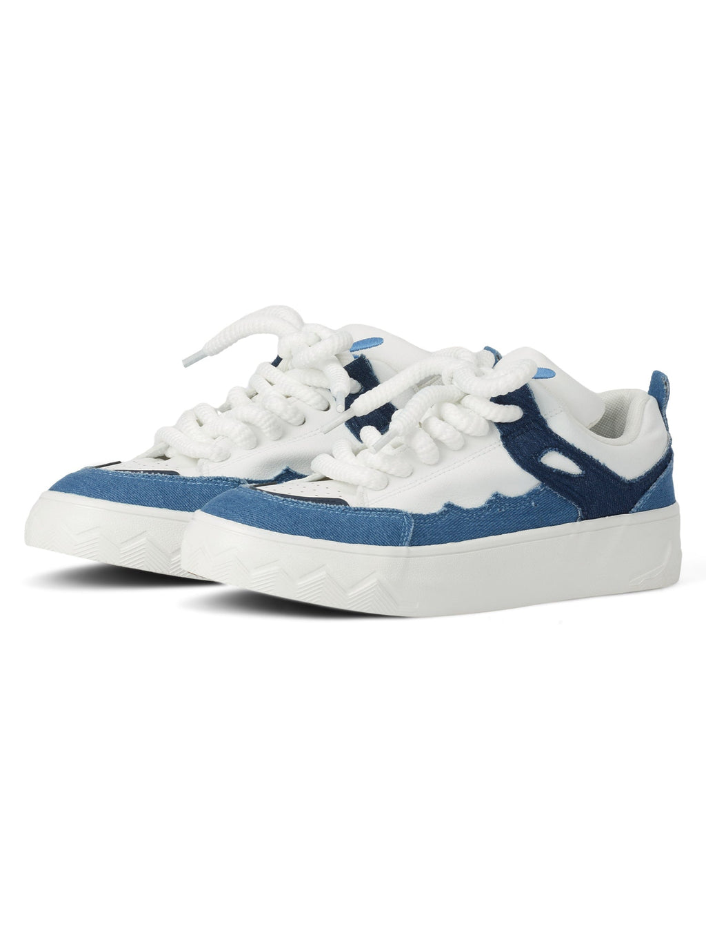 BLUE AND WHITE SNEAKERS