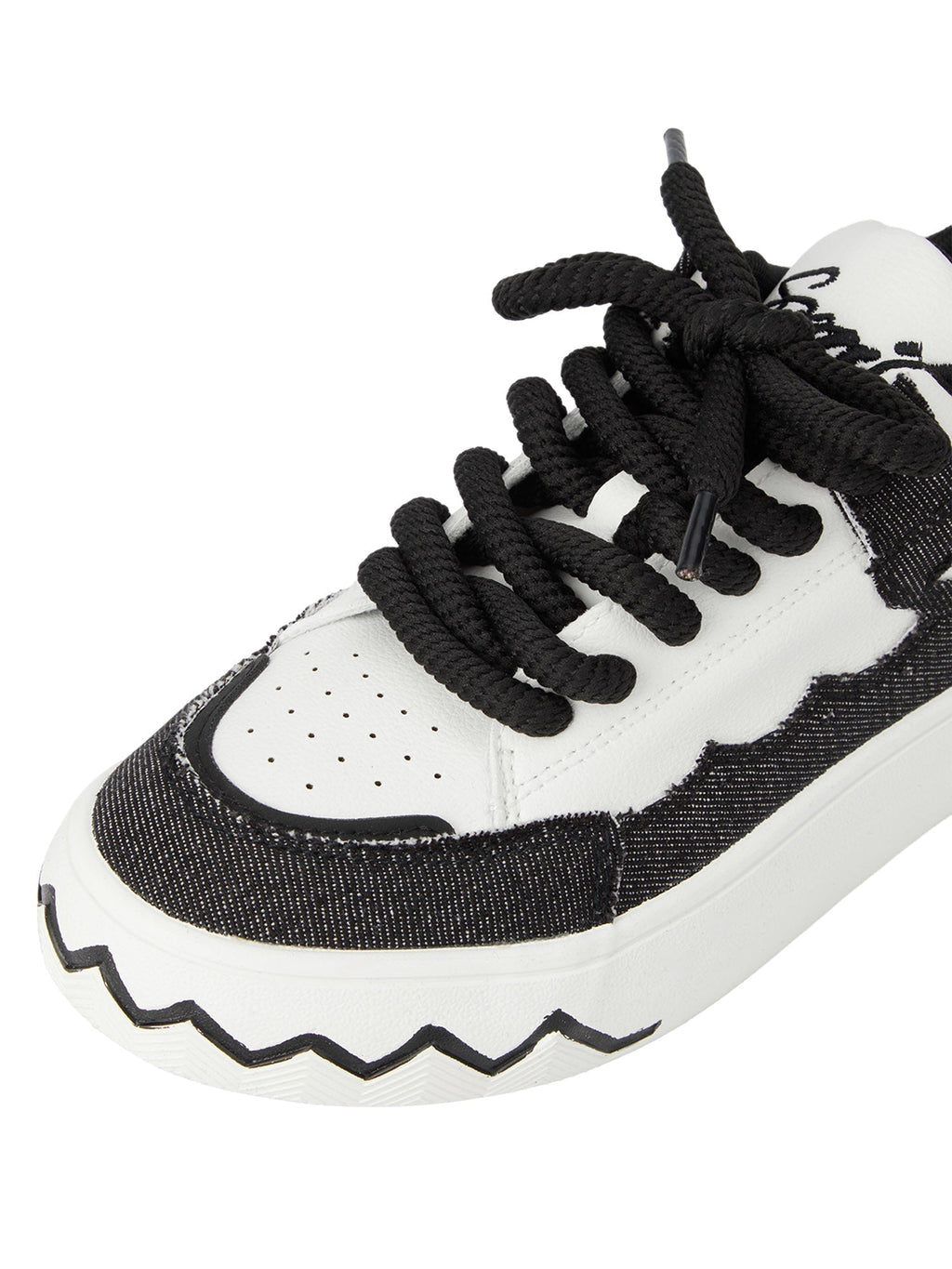 BLUE AND WHITE SNEAKERS