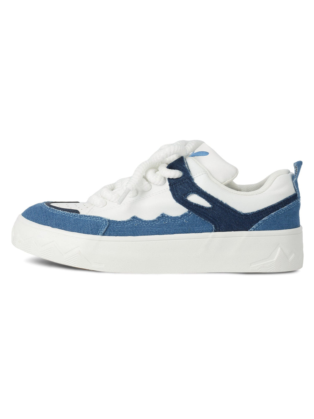 BLUE AND WHITE SNEAKERS