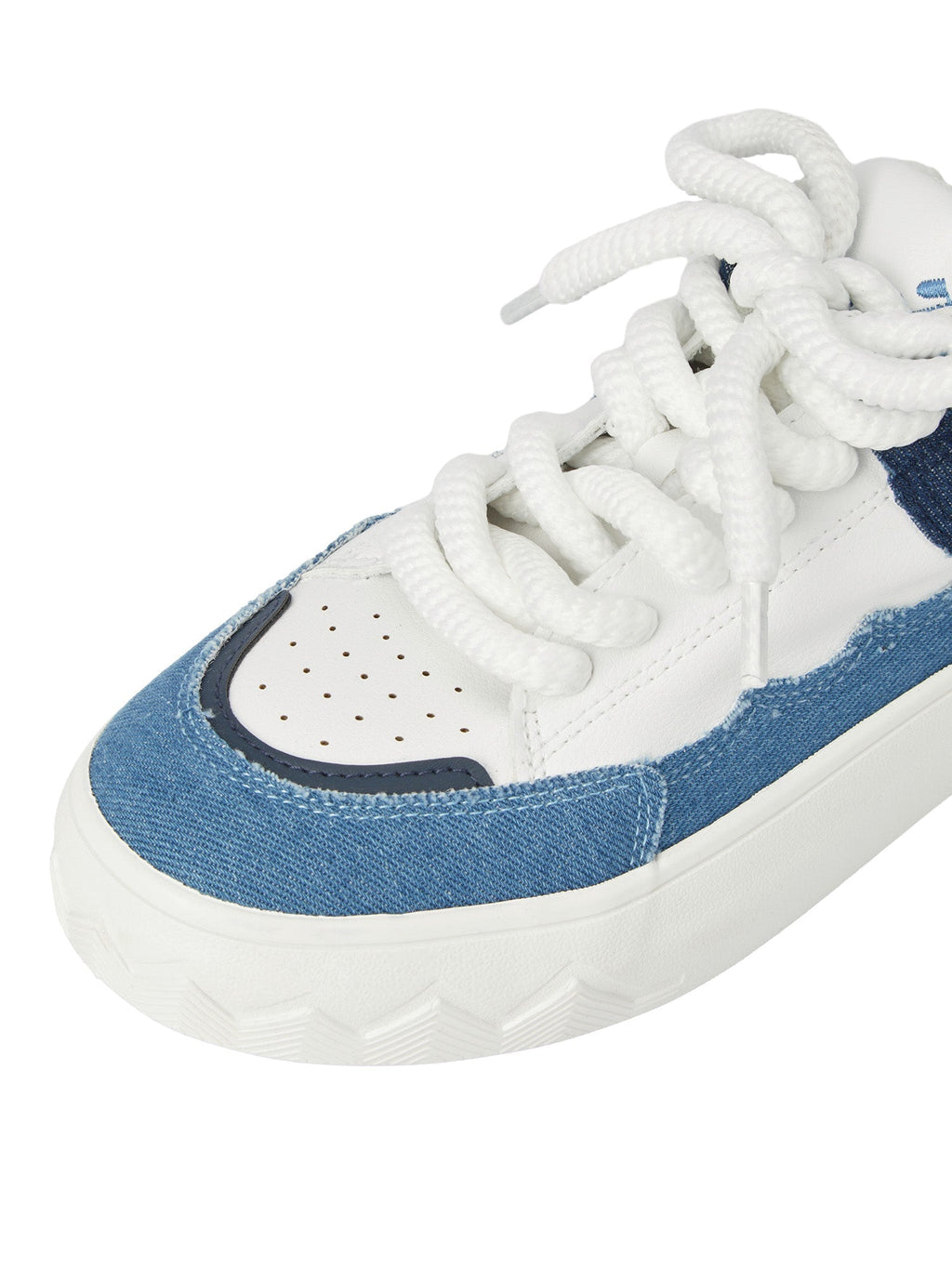BLUE AND WHITE SNEAKERS