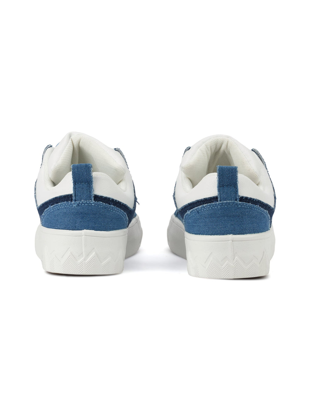 BLUE AND WHITE SNEAKERS