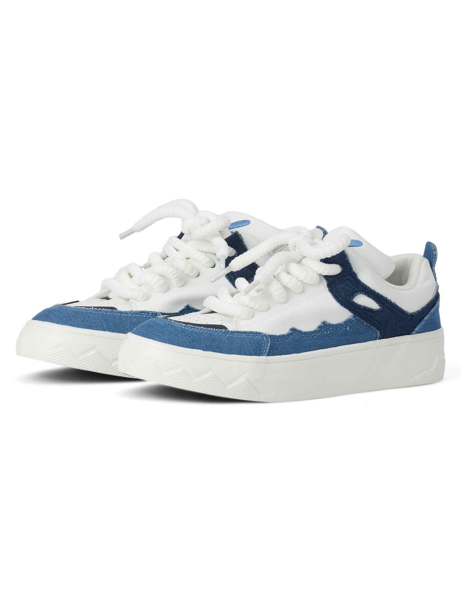 BLUE AND WHITE SNEAKERS