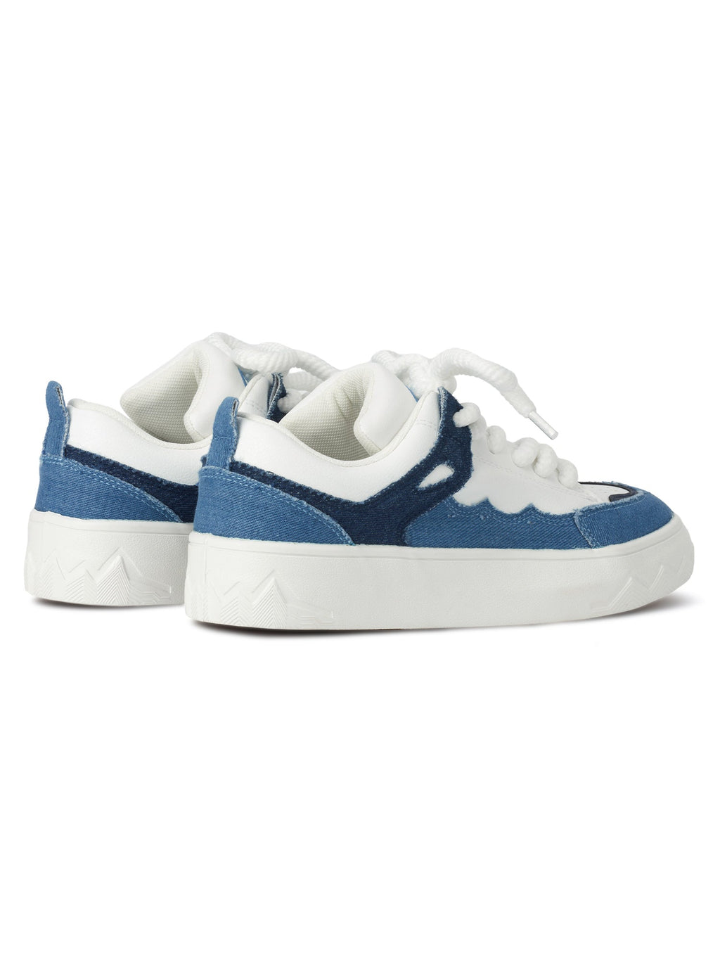 BLUE AND WHITE SNEAKERS