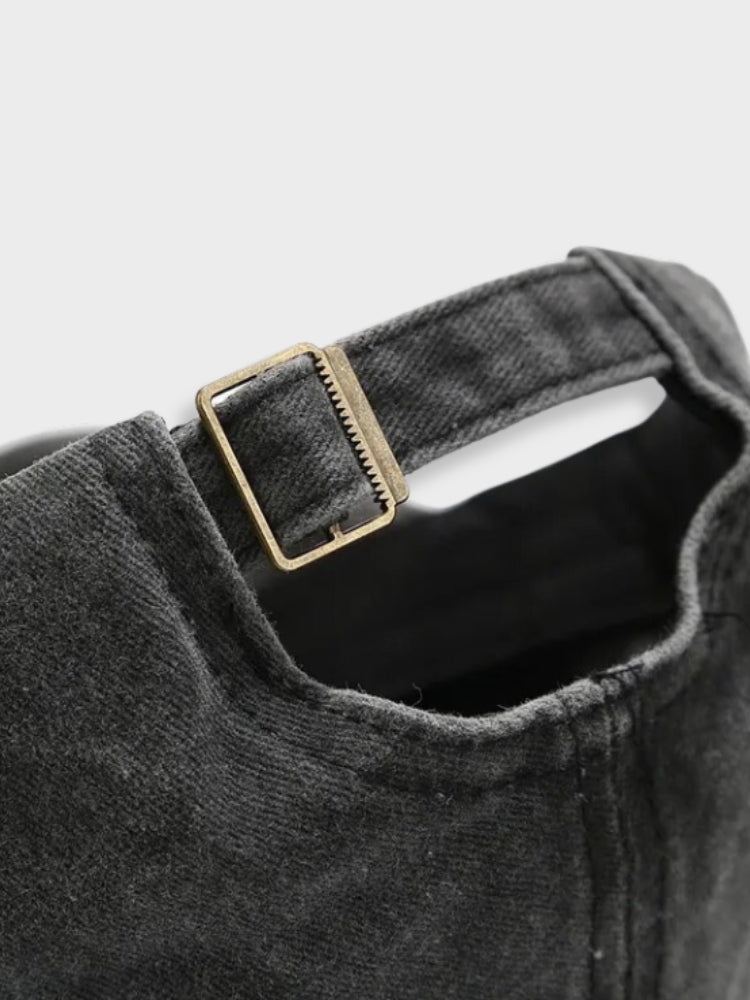 BLUE BASEBALL CAP WITH DOUBLE PALM DESIGN FOR SUPERIOR GRIP