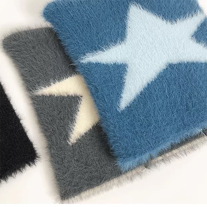 BLUE CAT EAR HAT WINTER HEADWEAR