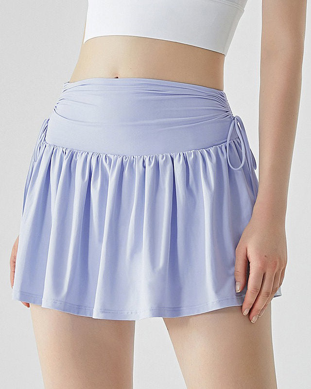 BLUE FRENCH SUN TENNIS SKIRT