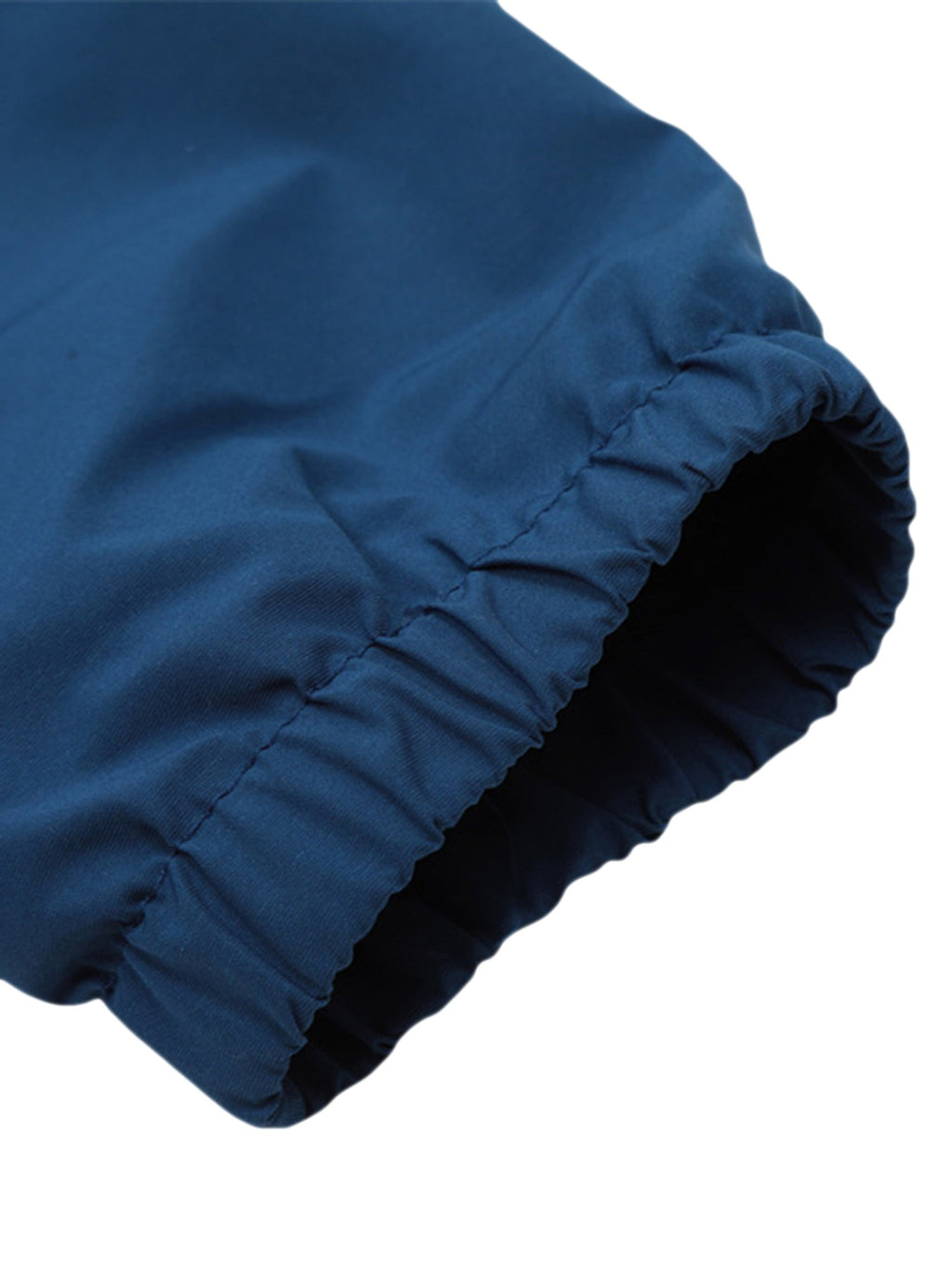 BLUE LONG SLEEVE SHIRT WITH EMBROIDERED DETAIL