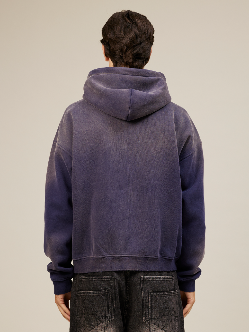 BLUE OVERSIZED ZIP-UP SWEATSHIRT WITH 23 - ULTIMATE COMFORT DESIGN