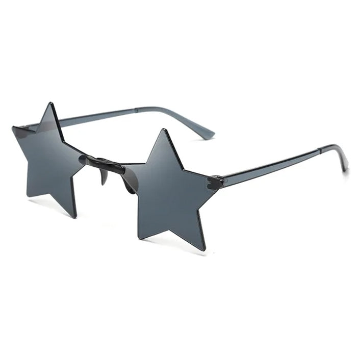 BLUE STAR-SHAPED SUNGLASSES FOR ADULTS