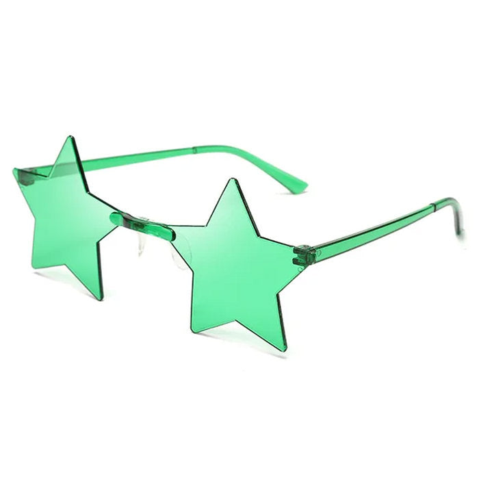 BLUE STAR-SHAPED SUNGLASSES FOR ADULTS