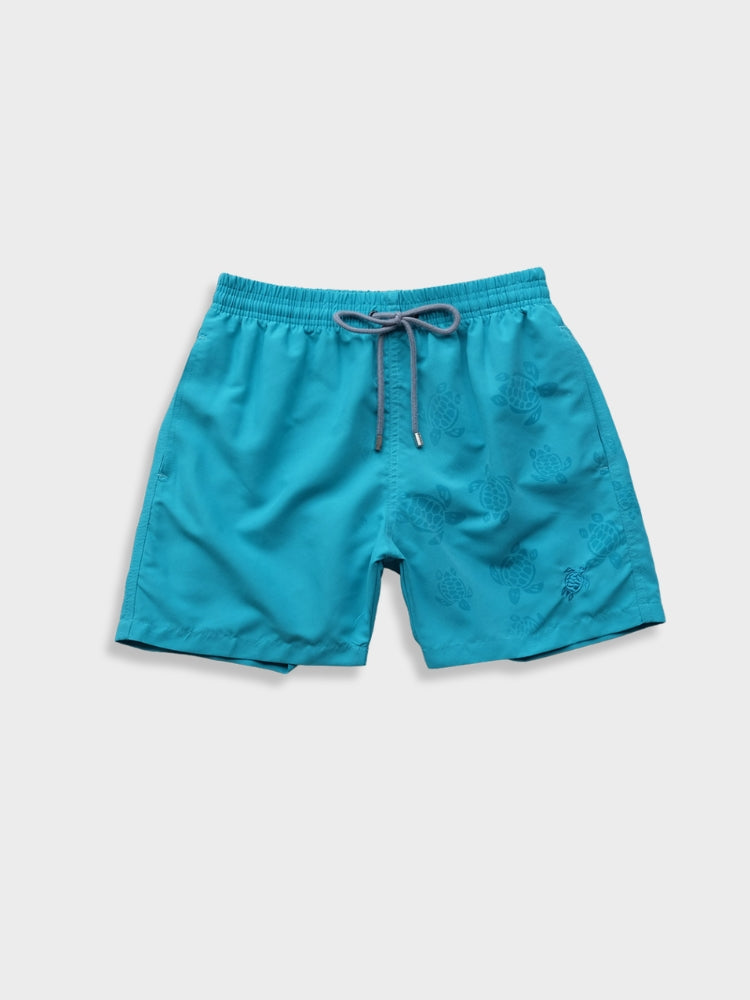 BLUE SWIM TRUNKS WITH DRAWSTRING - BEST FIT FOR YOUR SUMMER NEEDS