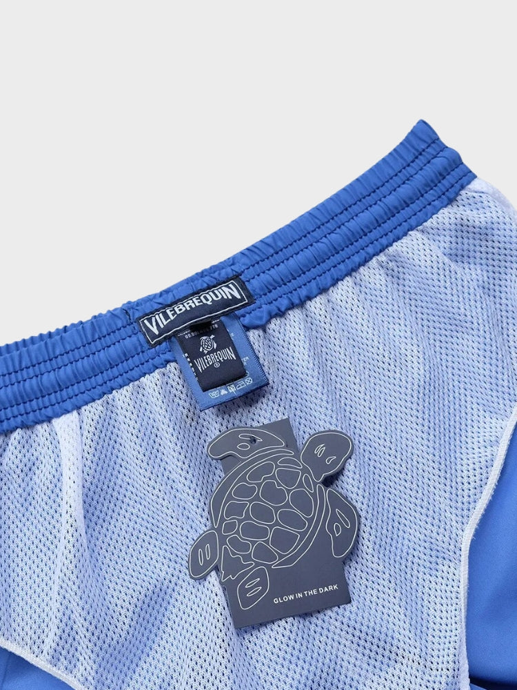 BLUE SWIM TRUNKS WITH DRAWSTRING - BEST FIT FOR YOUR SUMMER NEEDS