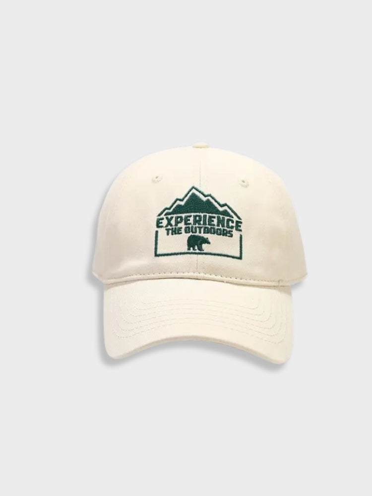 BROWN BASEBALL CAP WITH OUTDOOR GRAPHIC - OUTDOOR CAP