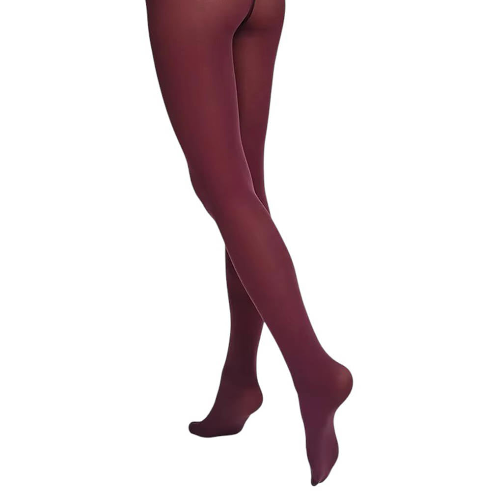 BURGUNDY TIGHTS: HIGH-QUALITY NYLON PANTYHOSE