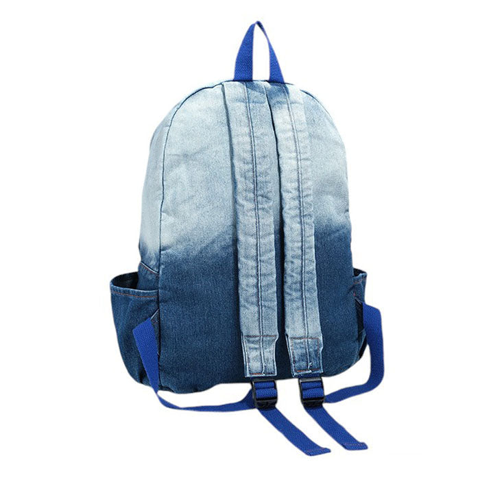 BUTTERFLY BLUE DENIM BACKPACK Y2K