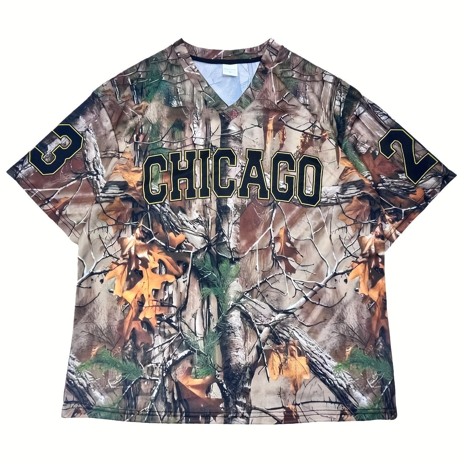 CAMO UNISEX JERSEY CHICAGO CAMO DESIGN