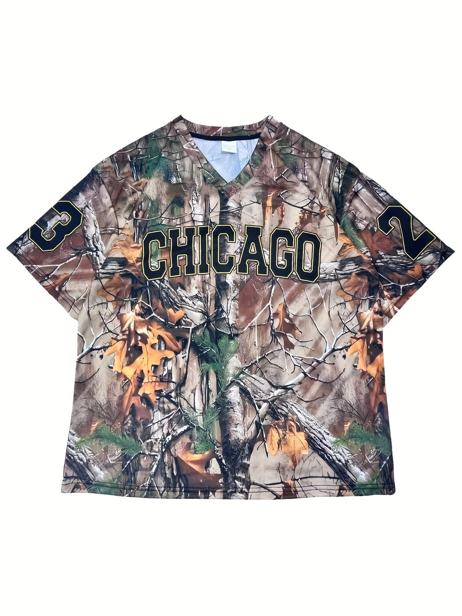 CAMO UNISEX JERSEY CHICAGO CAMO DESIGN