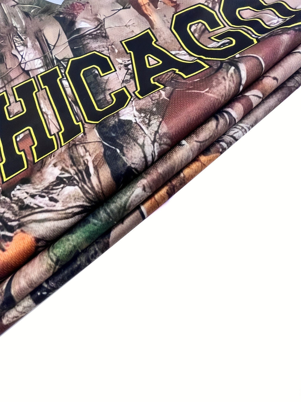 CAMO UNISEX JERSEY CHICAGO CAMO DESIGN