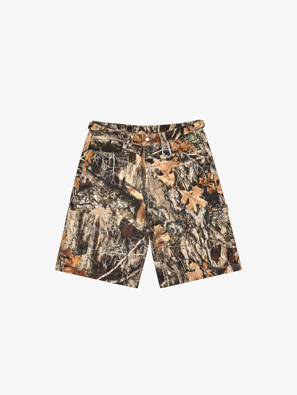 CAMOUFLAGE PATTERN SHORTS WITH WOOD PATTERN FOR ULTIMATE COMFORT
