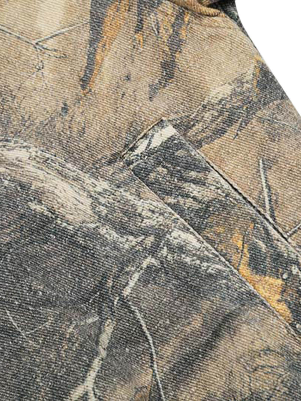 CAMOUFLAGE ZIP-UP HOODED TERRY CLOTH JACKET WITH LONG SLEEVES