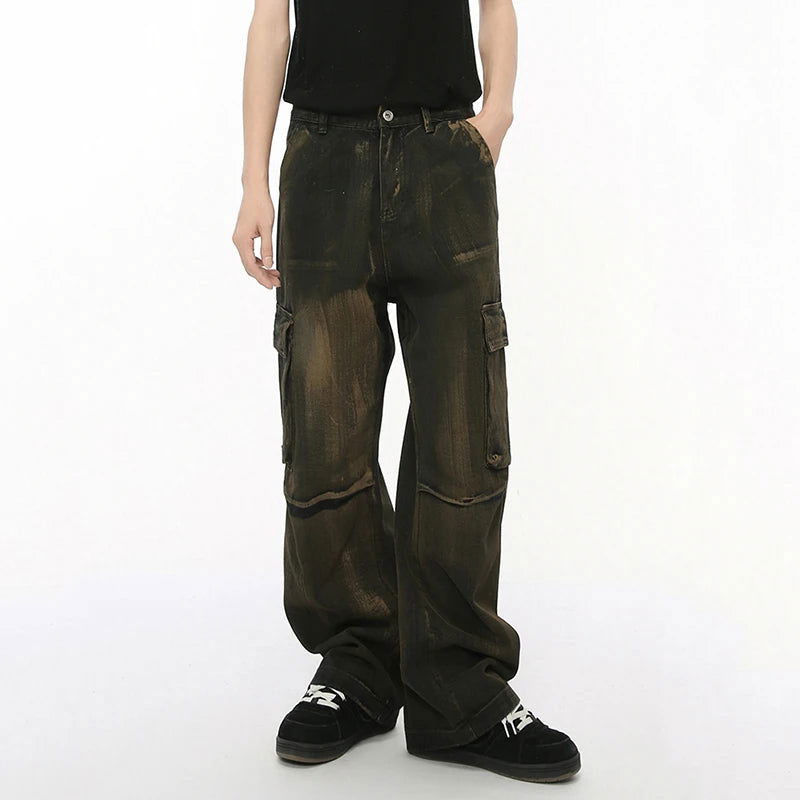 CARGO PANTS DISTRESSED DARK SANDA PERFORMANCE GEAR