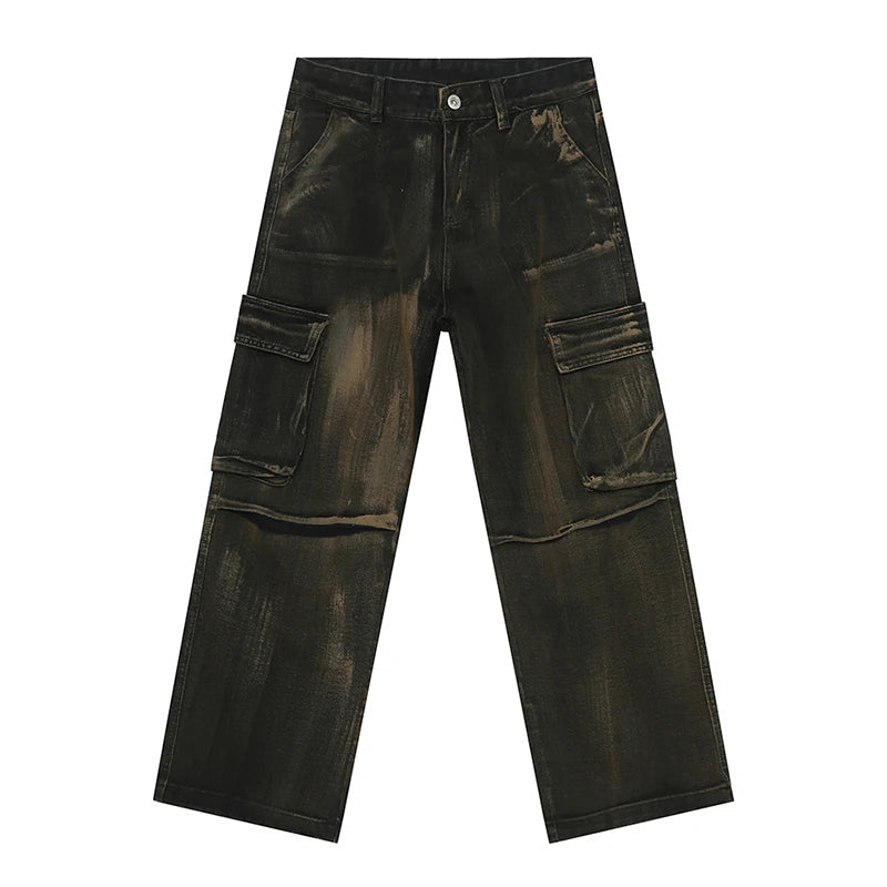 CARGO PANTS DISTRESSED DARK SANDA PERFORMANCE GEAR
